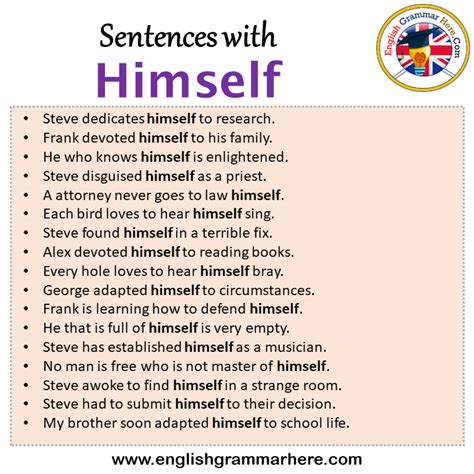 another word for himself.